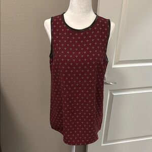 Mud Pie Nicki Sleeveless Top / Blouse, S